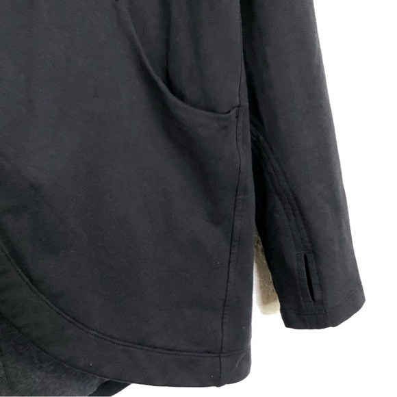 Lululemon That’s a Wrap Open Front Jacket Cardigan Black size 6 - Picture 7 of 14